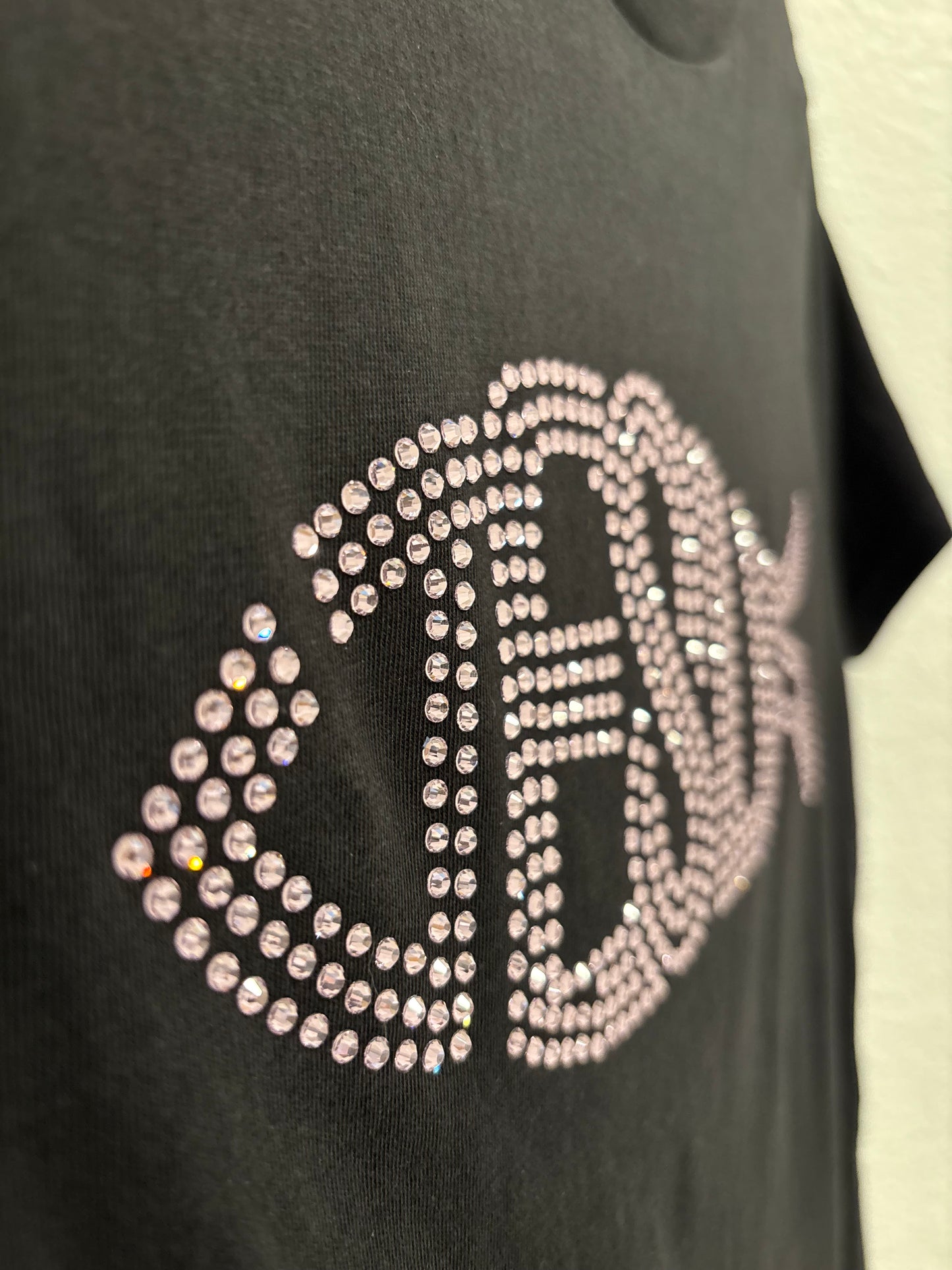 Jesus Fish Pink Rhinestone T-Shirt – Sparkling Faith Bling Tee