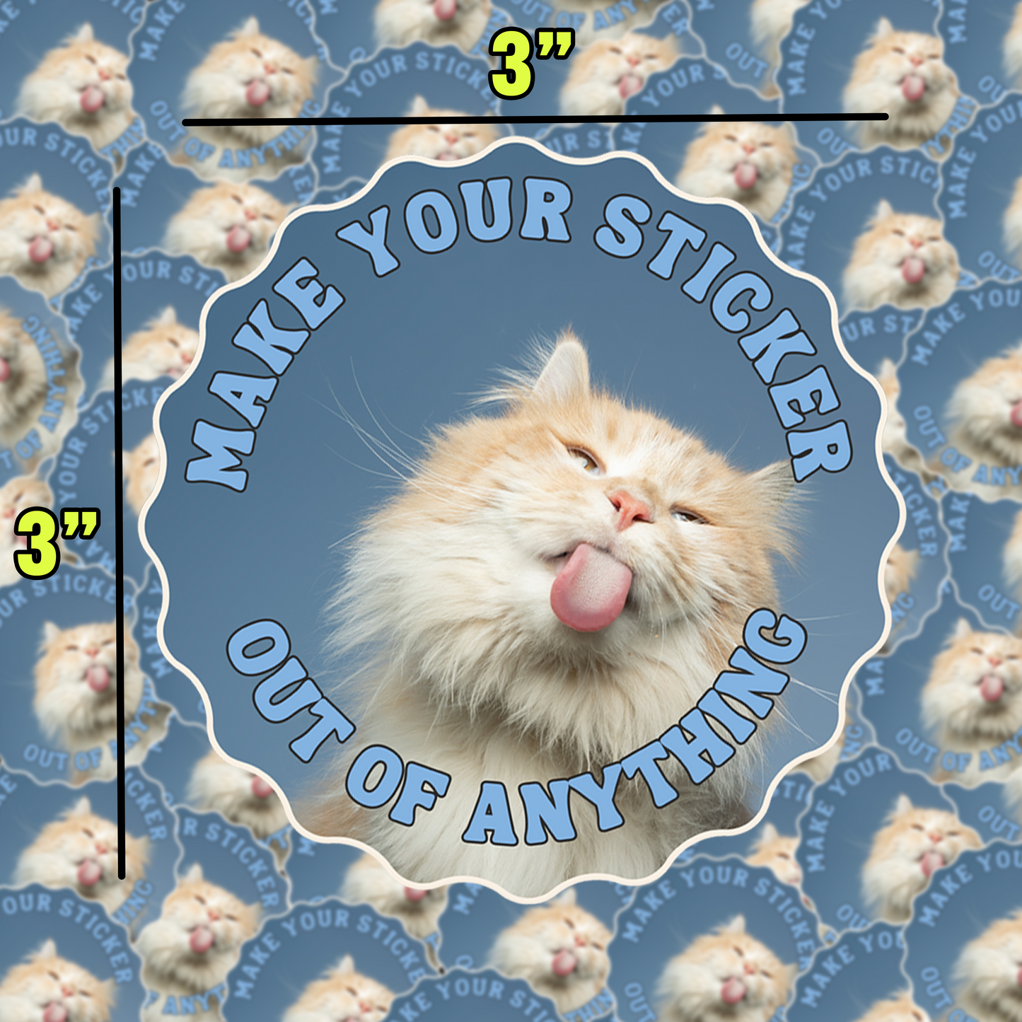 Sticker (3in x 3in) Gang Sheet Builder